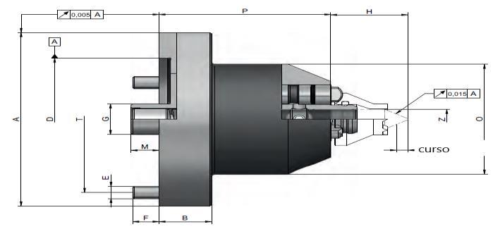 Desenho Técnico Arrastador Encaixe Cilíndrico